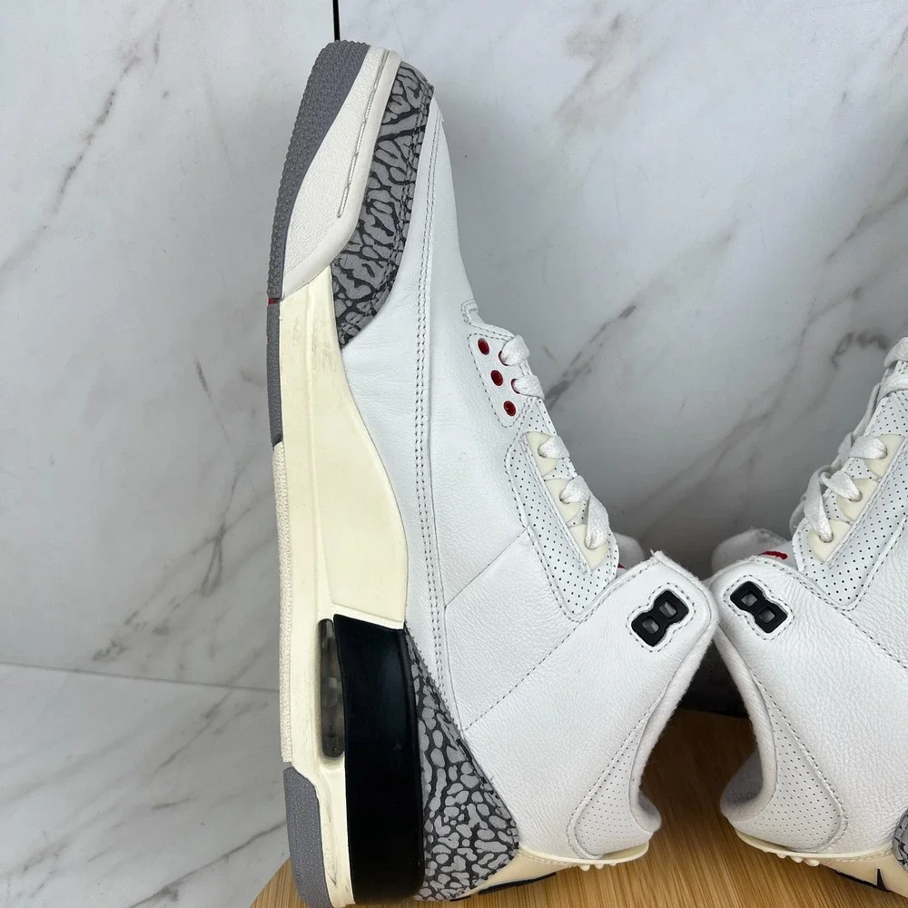Nike Air Jordan 3 Retro Mid White Cement Reimagined Mens Size 12 Shoe DN3707-100